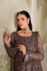 Zaneera by Zarif Unstitched 3 Piece Printed & Emb Formals Collection'2025-Zrf-Zpe-08-Mahveer